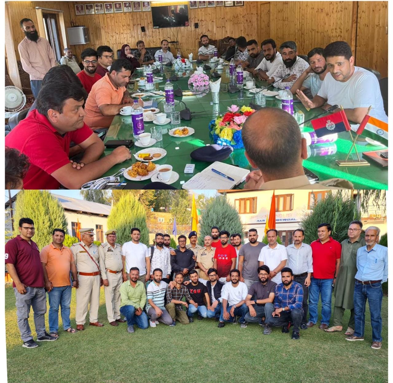 DPL hosts intractive meet of Addl SP Ganderbal with Media Fraternity